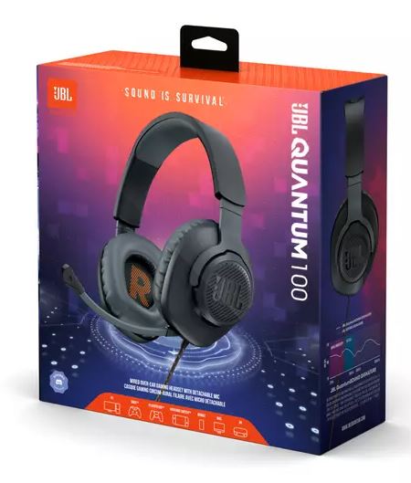 JBL Quantum 100 Gaming Wired Headphones