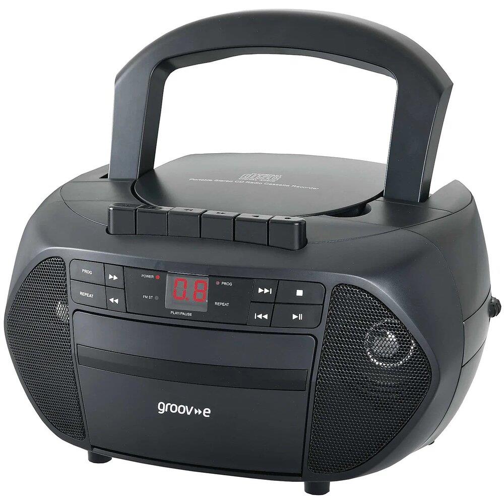Groov-E CD & DVD Cassate & FM Radio Boombox