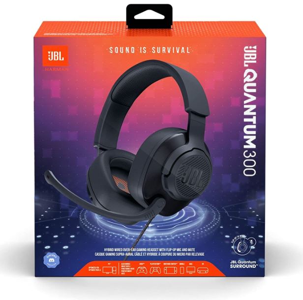 JBL Quantum 100 Gaming Wired Headphones