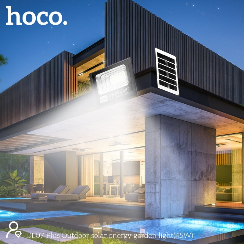 Hoco DL07 Plus Outdoor Solar Energy Garden Light (45W)