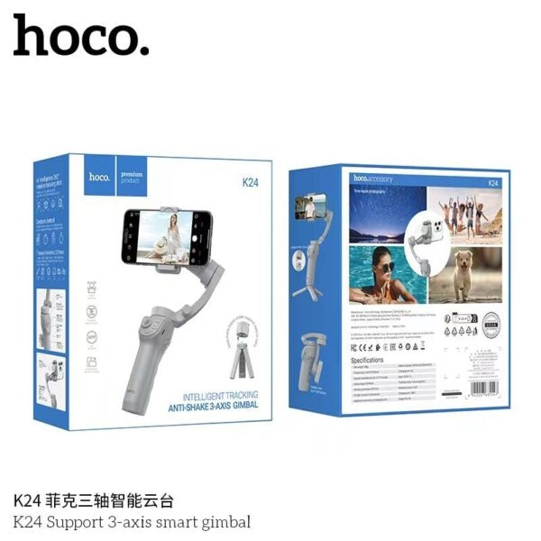 Hoco K24 Intelligent Tracking Anti-Shake 3-Axis Smart Gimbal