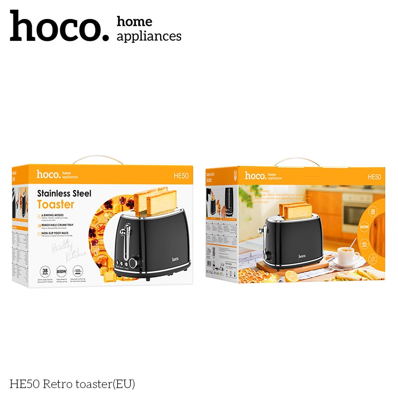 Hoco HE50 Classic Retro 6Baking Mode Toaster (EU)