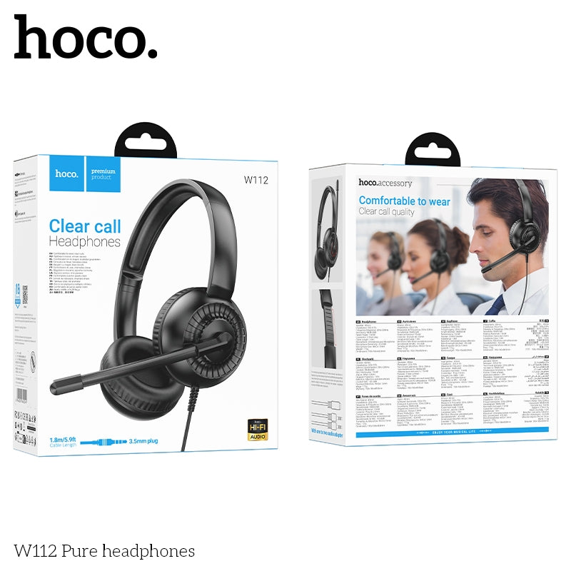 Hoco W112 Pure Business Headphone