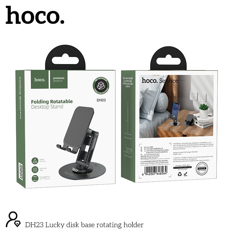 Hoco DH23 Lucky Disk Strong Base Rotating Holder