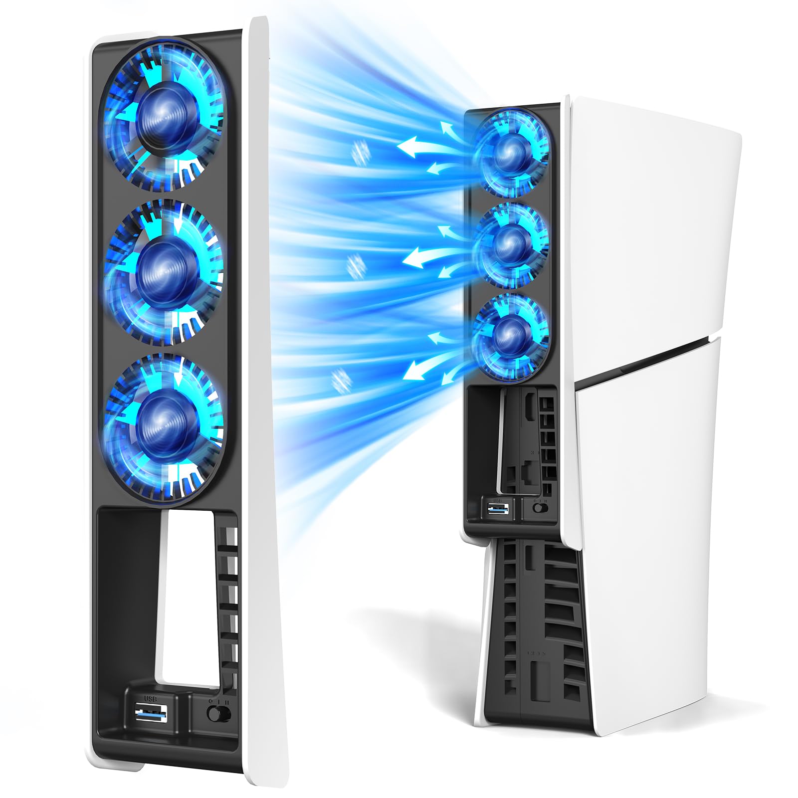 P5S003 PS5 Slim Silent USB Enhanced Cooling Fan