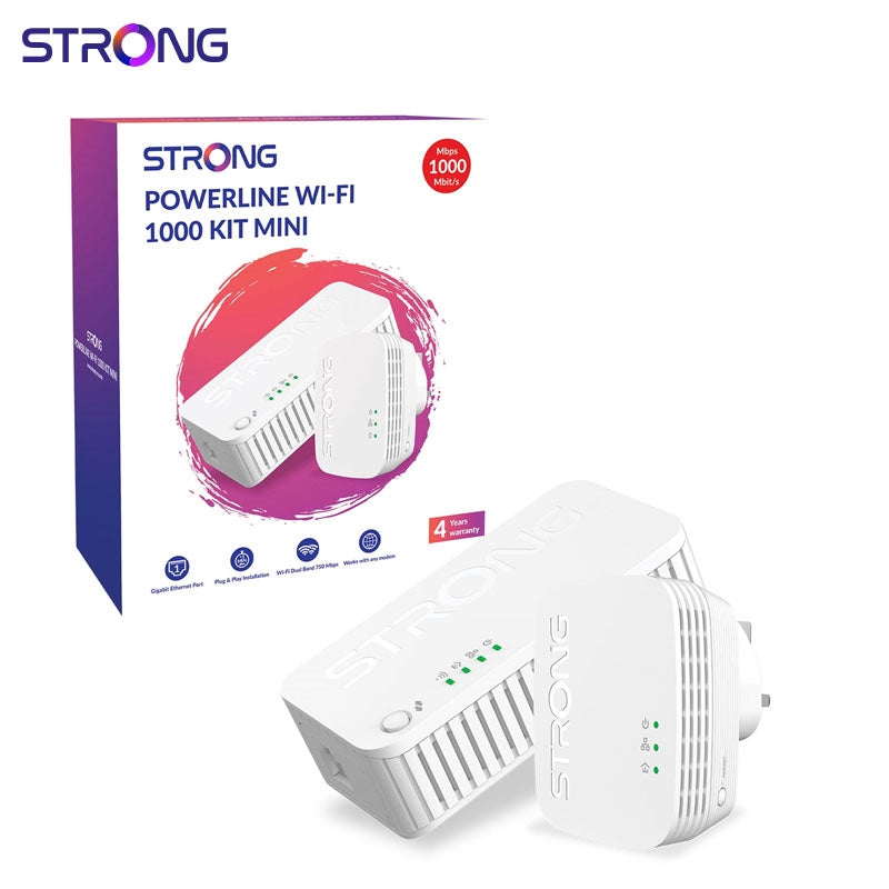 Strong POWERLINE AV1000 Mini WI-FI Kit (2 Pack)