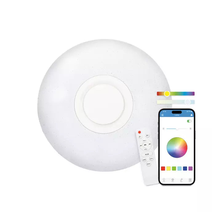 KSIX Rainbow Colour (RGB+CCT) Wifi Speaker Ceiling Light