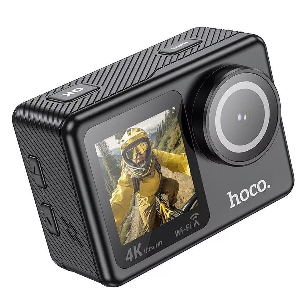 Hoco DV101 4K Sports Camera With Dual Screen – Gadget Geek