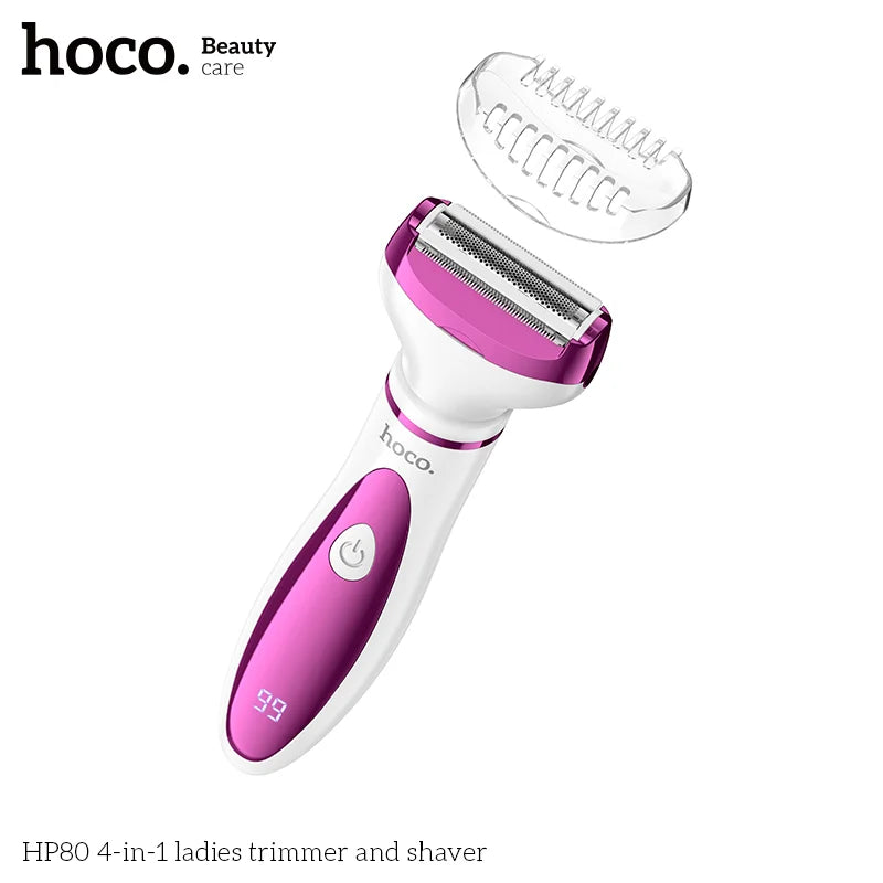 Hoco HP80 (4-in-1) Ladies Trimmer and Shaver Set