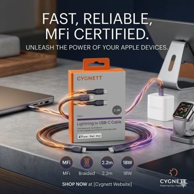 Cygnett Braided Lightning Cable