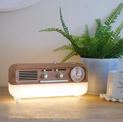 Steepletone Calm Sleep Sounds Speaker And Bedside Light Alarm Clock
