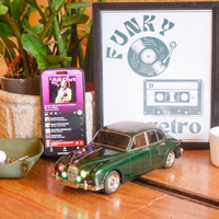 Steepletone Classic MKII Retro Car Bluetooth Speaker & FM Radio