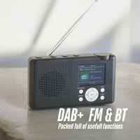 Steepletone Brookman DAB+ Handheld Portable Radio with Colour Display
