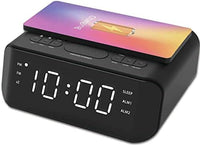 Groov-e Atlas Alarm Clock Radio with Wireless Charging Pad