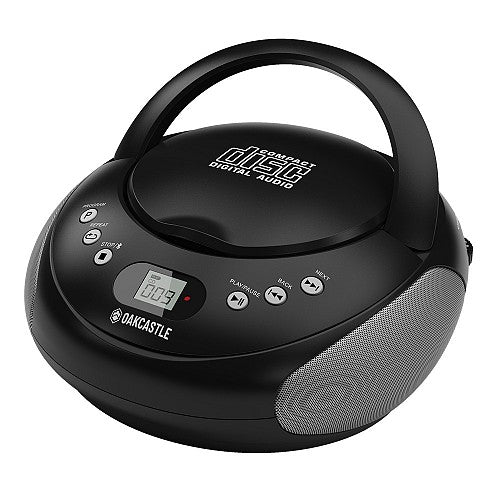 Oakcastle CD250 Portable CD Player Boombox BT & FM