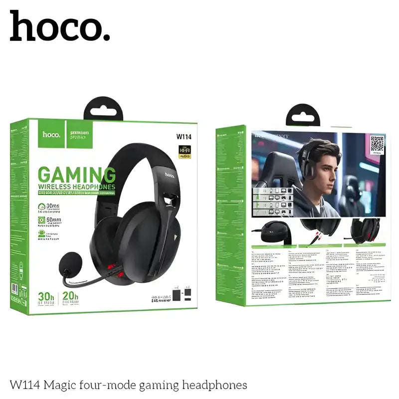 Hoco W114 Magic Four-Mode Wireless Gaming Headphones