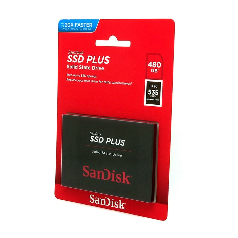 Sandisk SSD PLUS 20X Faster 530MB/s Read Speed