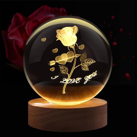 Crystal 3D Rose