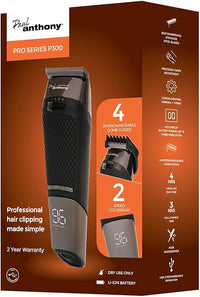 Paul Anthony PRO Series P300 H5125B - RECHARGEABLE CORDLESS HAIR CLIPPER