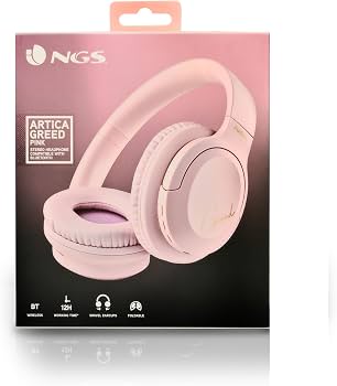NGS Artica Greed Pink Wireless Over-Ear Headphone