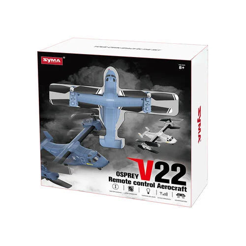 SYMA V22 Osprey Hover Flashing LED RC Aerocraft Navy