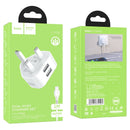 Hoco C90B Grandiose Dual Port Charger Set (Lightning)