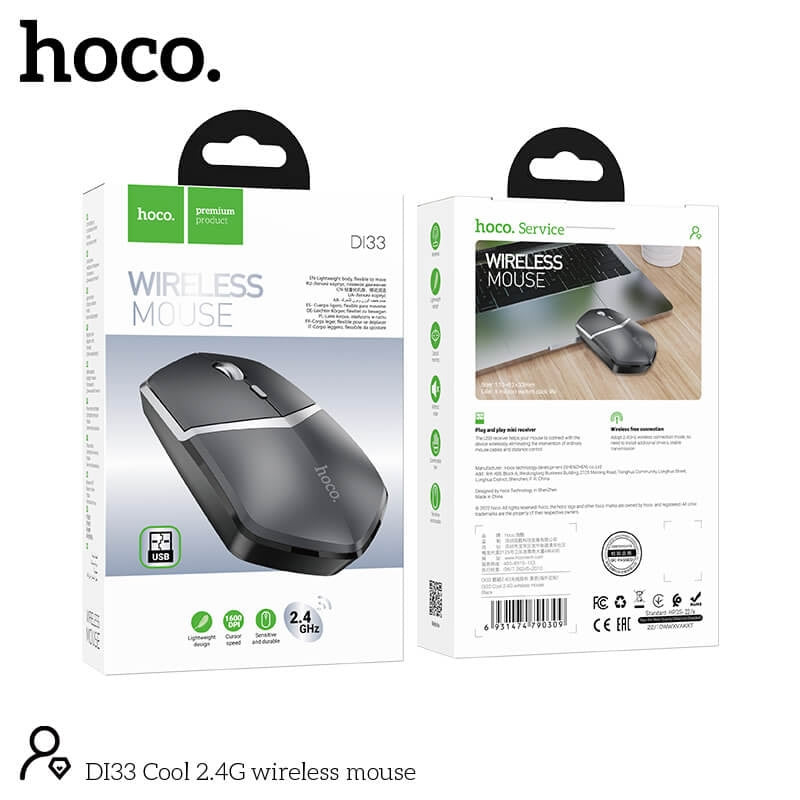 Hoco DI33 Cool 2.4G Robot Wireless Mouse