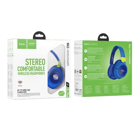 Hoco W43 Stereo 25h Wireless BT Built-in MP3 Headphone