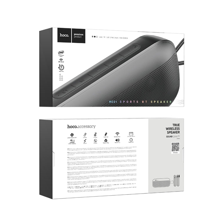 Hoco HC21 Shadow Sports TWS BT Speaker Black