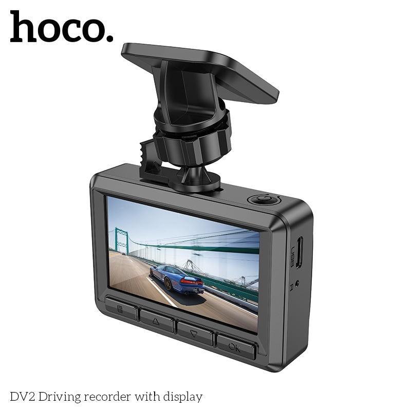 Hoco DV2 Driving Record with Screen Dash Camera