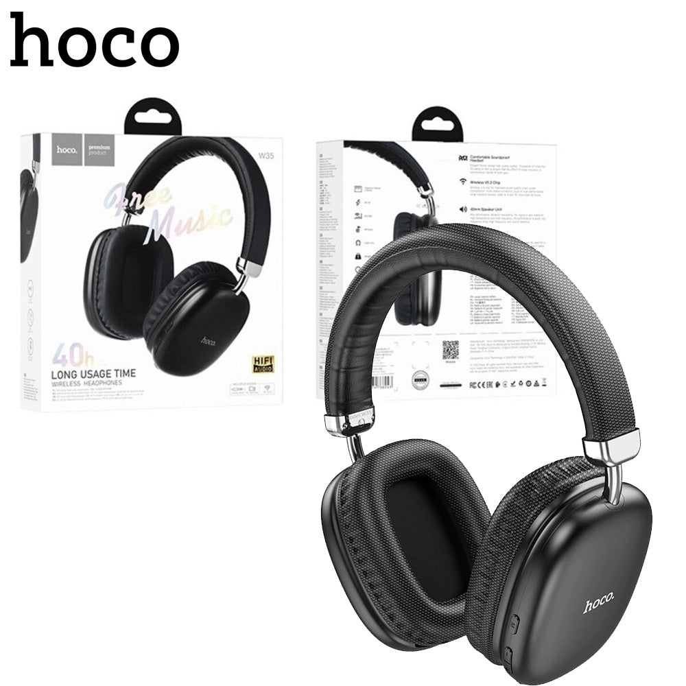 Hoco W35 Air Free 45h Wireless BT Built-in MP3 Headphone