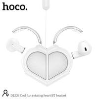 Hoco Cool Fun Rotating Heart BT Earbuds