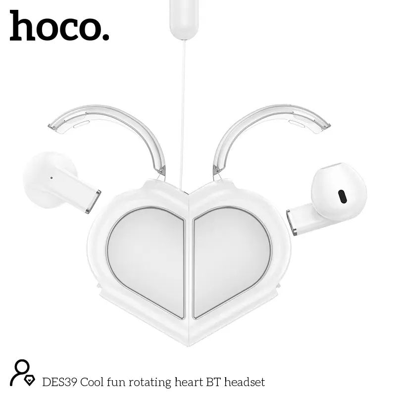 Hoco Cool Fun Rotating Heart BT Earbuds