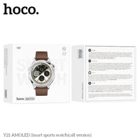 Hoco Y21 AMOLED Smart Sports Watch (Call Version)