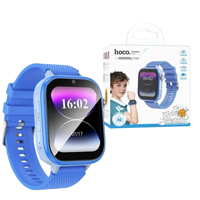 Hoco Y101 (4G) Kids Nano Sim Smart Watch – Fun, Safe, and Connected