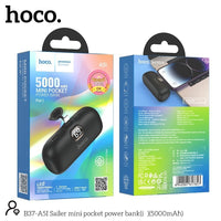 Hoco B37-A5I Sailer Mini Pocket Capsule Power Bank (5000mAh)