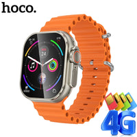 Hoco DYD01 4G Sim Card Smart Sport Watch Gold