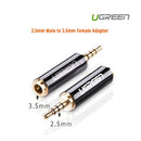 UGREEN 20501 2.5mm Male to 3.5mm Female Adapter