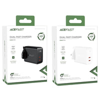 ACEFAST A12 Dual Port (USB-C+USB-C) Charger (PD40W)