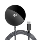 ACEFAST E24 QI2 Desktop Magnetic 15W Wireless Charger with Cable Metal Gray