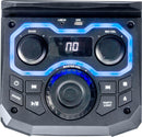 Madison MAD-HP300CD-SB Bluetooth Speaker Party Sound System with CD Player, Woofer, and Remote Control