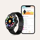 Ksix AMOLED Titanium Smart Watch (Calling Version)