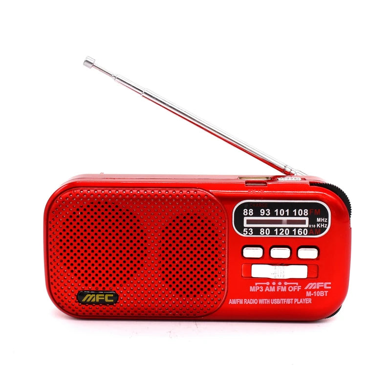 Portable FM/AM Bluetooth Radio MFC M-10BT