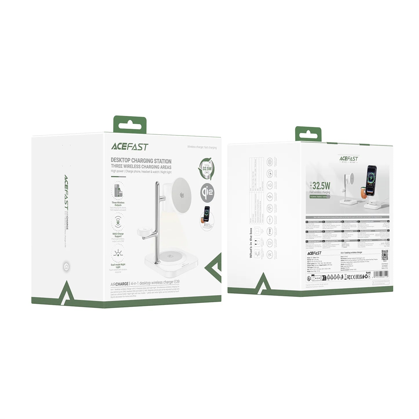 ACEFAST E39 4-in-1 Desktop Wireless Charging Station