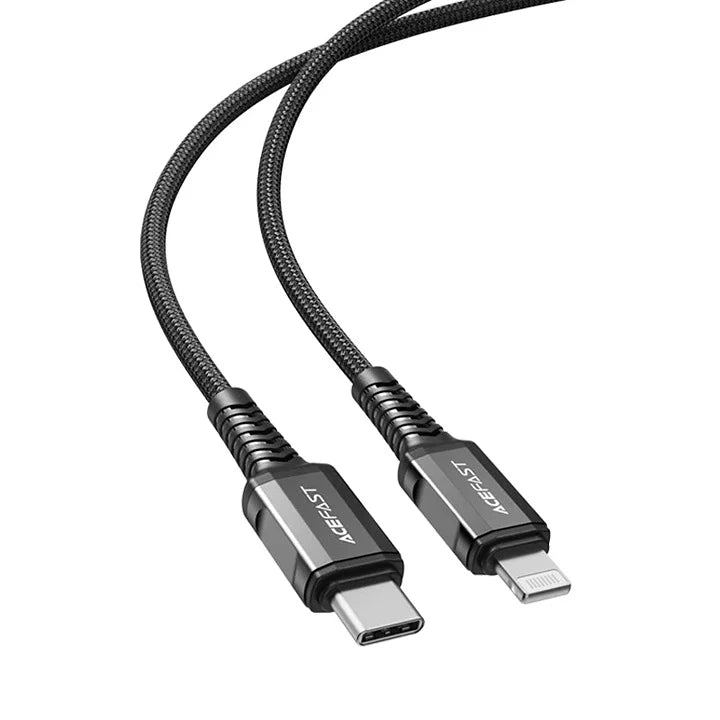 ACEFAST C1-01 (USB-C to Lightning) Aluminum Alloy Charging Data Cable 3A