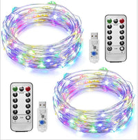 USB 100 LED 2RSL2 10M 8 Function (Music Control) Copper Wire String Lights