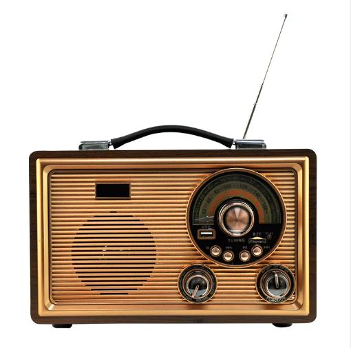 Raiseng  Retro-style Bluetooth Wooden Radio