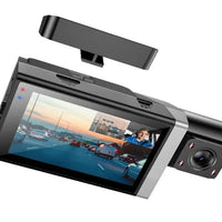 Hoco DI64 Triumph Three-Screen Simultaneous Display Dash Cam (WiFi Version)