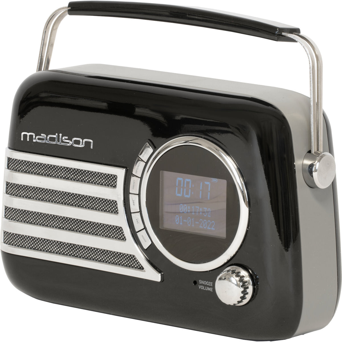 Madison Portable Vintage Radio (Digital Display)