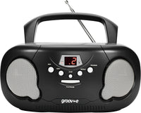 Groov-e Original Boombox Portable CD Player & Radio